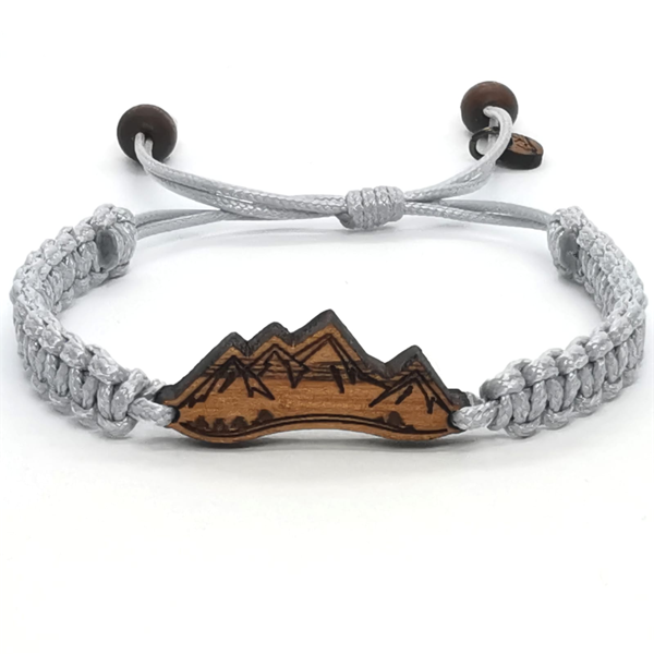 Drewniana bransoletka pleciona